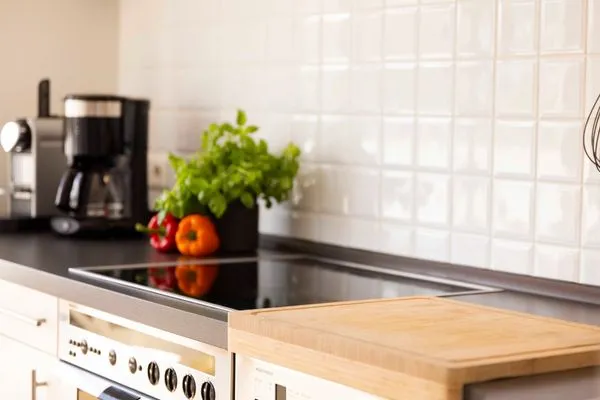 Küche / Küchenzeile  (PAM4) Ferienwohnung "Leffler"