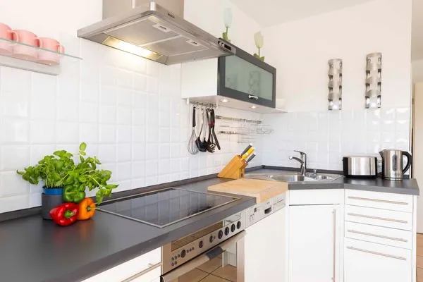 Küche / Küchenzeile  (PAM4) Ferienwohnung "Leffler"