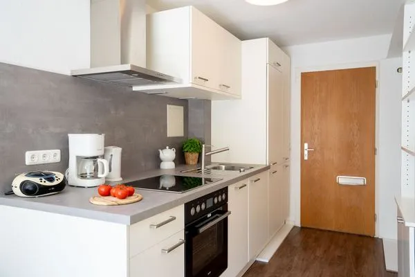 Küche / Küchenzeile  (PAR7b) Ferienwohnung "Rothmund"