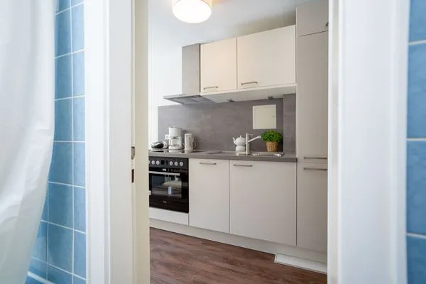 Küche / Küchenzeile  (PAR7b) Ferienwohnung "Rothmund"