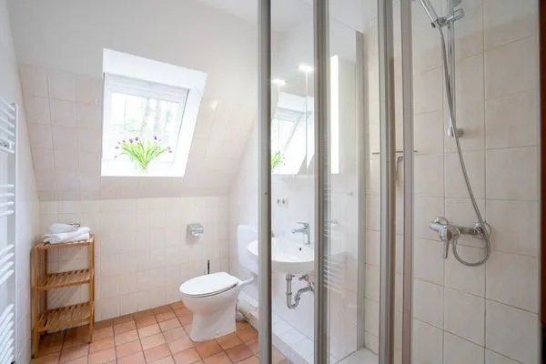 Badezimmer  (STR47a) Ferienwohnung "Heitmann"