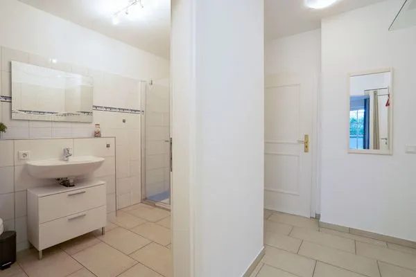 Badezimmer  (STR80a) Ferienwohnung "Haus Atlanta"