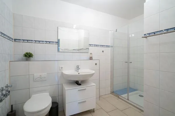 Badezimmer  (STR80a) Ferienwohnung "Haus Atlanta"