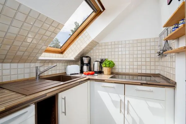 Küche / Küchenzeile  (TRA7) Ferienwohnung "Reichelt"