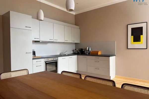 Küche / Küchenzeile Strandvilla Silberner Fisch Ferienwohnung № 32