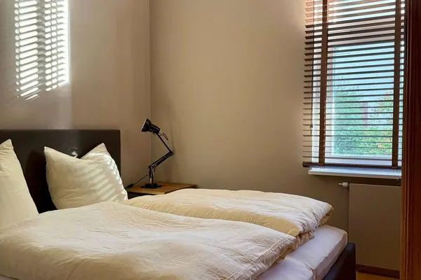 Schlafzimmer Strandvilla Silberner Fisch Ferienwohnung № 32