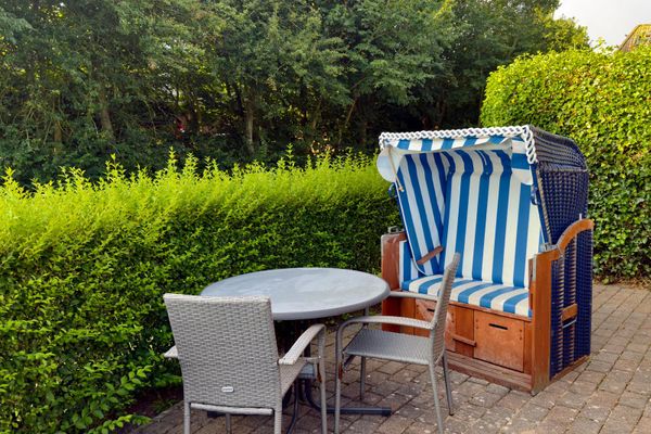  Haus Cottage Whg. Wattenkieker Nebel - Terrasse