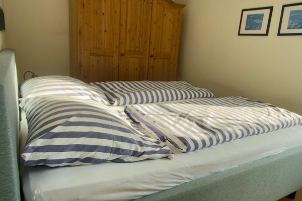  Haus Cottage Whg. Wattenkieker Nebel - Schlafzimmer