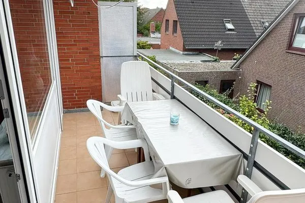 Balkon Süderhaus Ferienwohnung 9