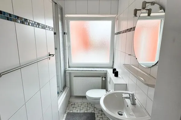 Badezimmer Süderhaus Ferienwohnung 9
