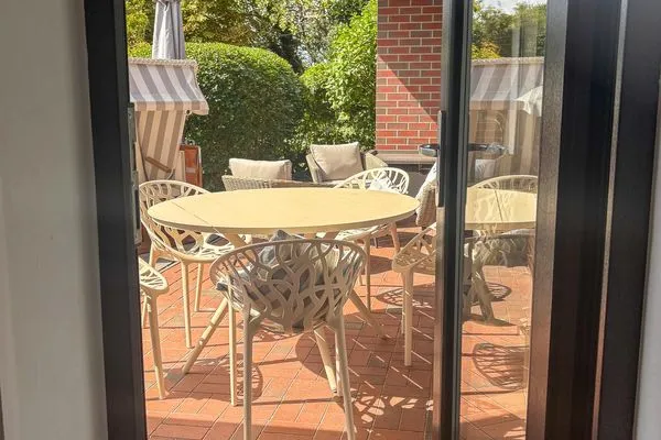 Terrasse Villa Düna Ferienwohnung 5