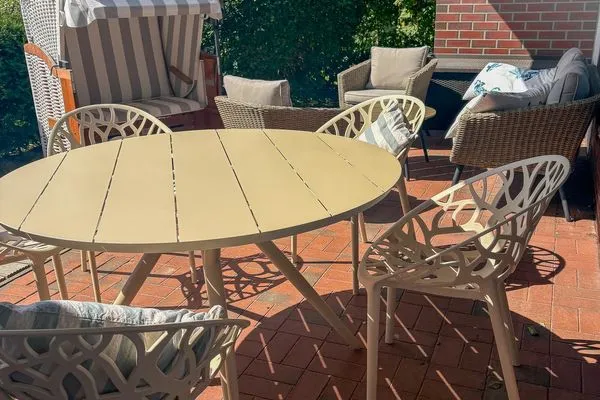 Terrasse Villa Düna Ferienwohnung 5