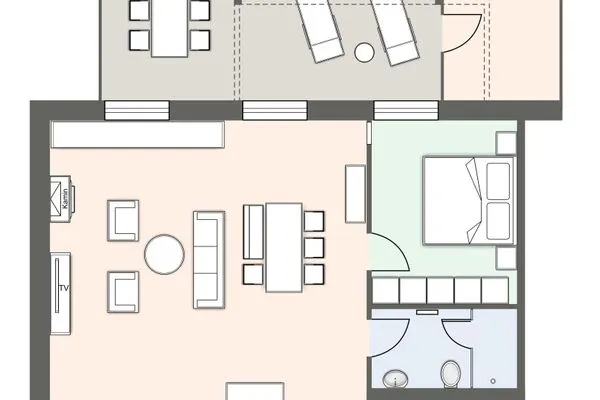 Alte Schule Westerhever Porrendeich SPO Umland - Grundriss