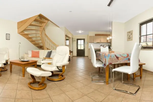 Wohnzimmer  Reetdachhaus Hus Kieker