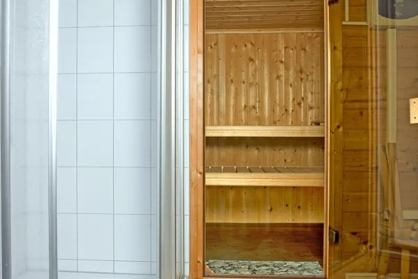 Badezimmer  Reetdachhaus Hus Kieker