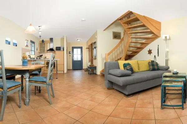 Wohnzimmer  Reetdachhaus Hus Achtern