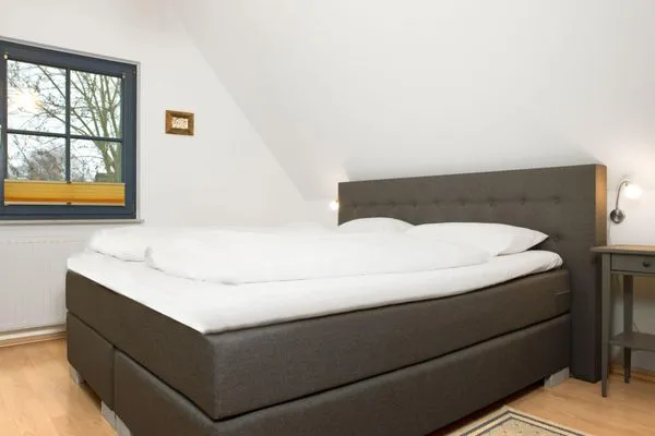 Schlafzimmer  Reetdachhaus Hus Achtern