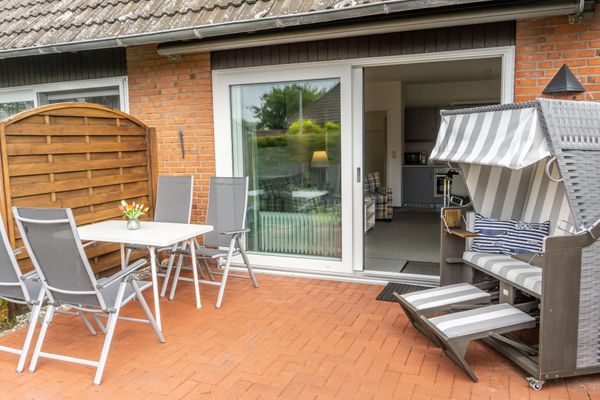  Ferienwohnung Friesenbude Garding - Terrasse