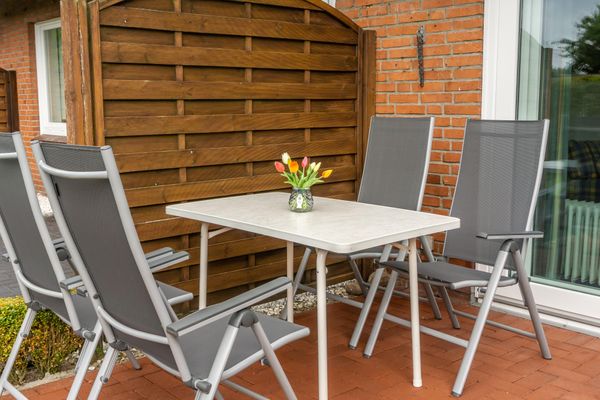  Ferienwohnung Friesenbude Garding - Gartenmöbel