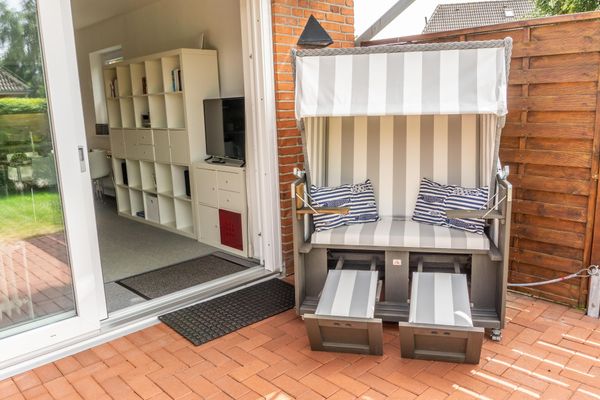  Ferienwohnung Friesenbude Garding - Strandkorb