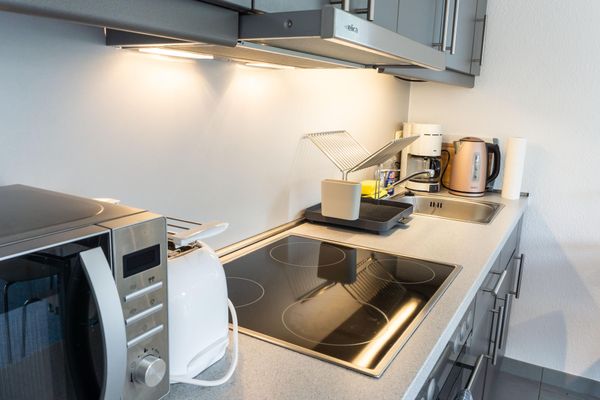  Ferienwohnung Friesenbude Garding - Küche