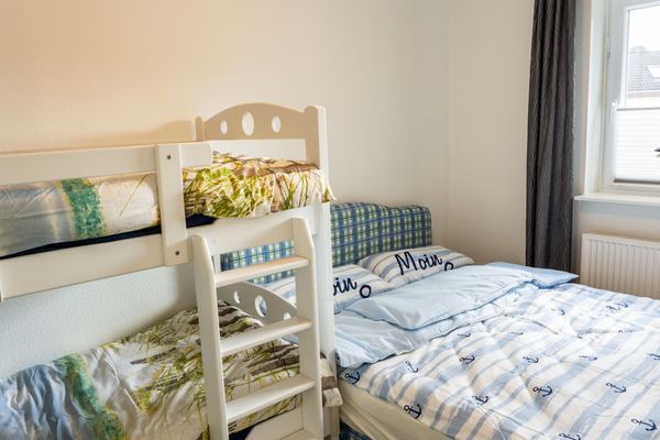  Ferienwohnung Friesenbude Garding - Schlafbereich