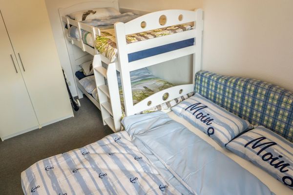  Ferienwohnung Friesenbude Garding - Doppelbett