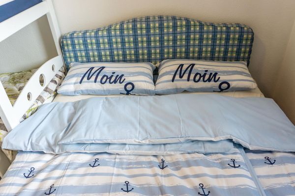  Ferienwohnung Friesenbude Garding - Doppelbett