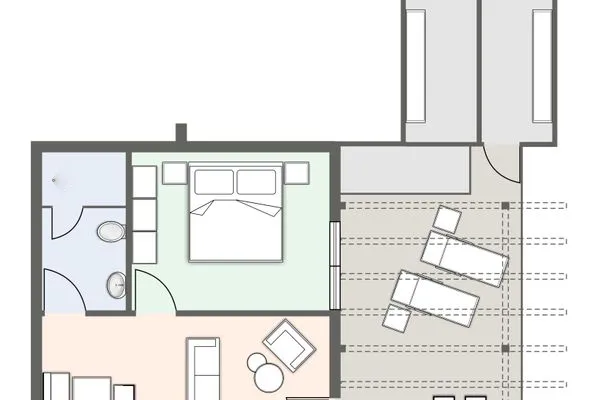 Alte Schule Westerhever Osterhever SPO Umland - Grundriss