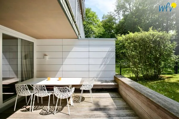 Terrasse Haus Oldenburg Ferienwohnung 2