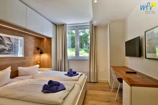 Schlafzimmer Haus Oldenburg Ferienwohnung 2