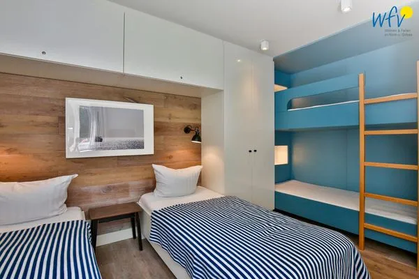 Schlafzimmer Haus Oldenburg Ferienwohnung 2