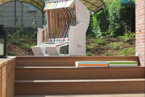 Terrasse Haus Oldenburg Ferienwohnung 2