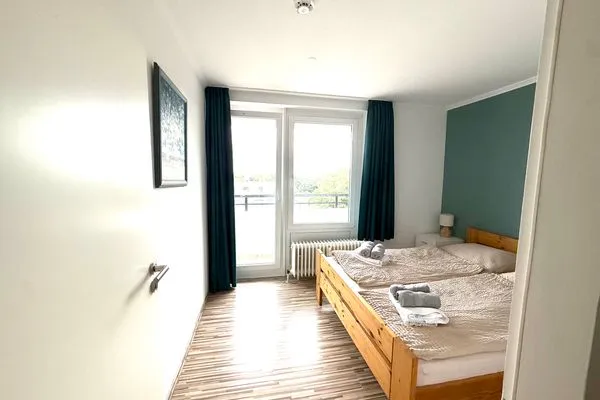 Schlafzimmer Panorama Whg 57, 4. OG