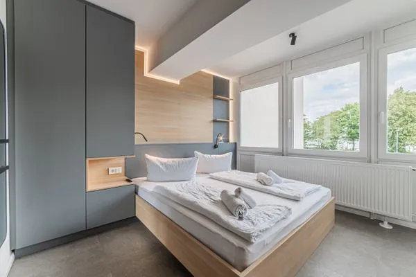 Schlafzimmer  Ferienwohnung Nordwind Quartier Eckernförde