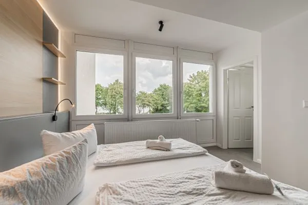 Schlafzimmer  Ferienwohnung Nordwind Quartier Eckernförde