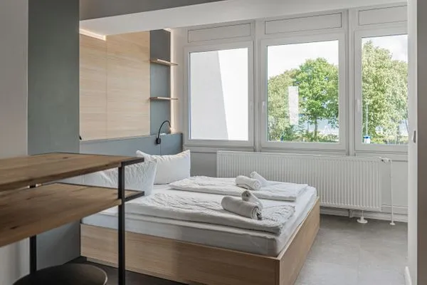Schlafzimmer  Ferienwohnung Nordwind Quartier Eckernförde
