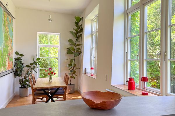  Tetenbüllerbü - immer schulfrei ! Poppenbüll,Osterhever,Tetenbüll - Küche mit Esstisch