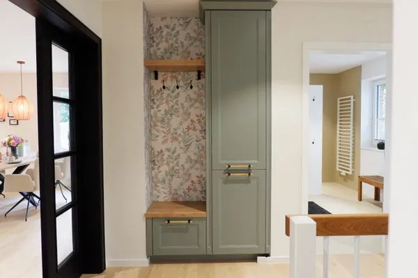 Eingangsbereich mit Garderobe  Ferienhaus Landliv Hus