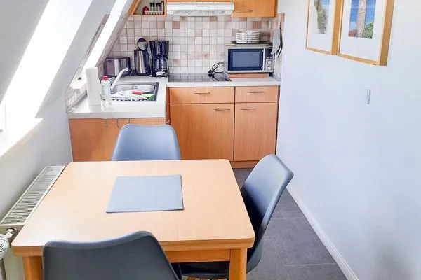 Küche / Küchenzeile Strandhus Ferienwohnung Panorama Ausblick