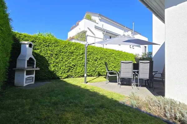 Garten  Ferienwohnung "Baltic Sunrise" mit Garten an der Ostseeküste