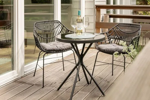 Balkon Haffperle Küstenglanz - zentral in Haffkrug, nur wenige Schritte zum Strand