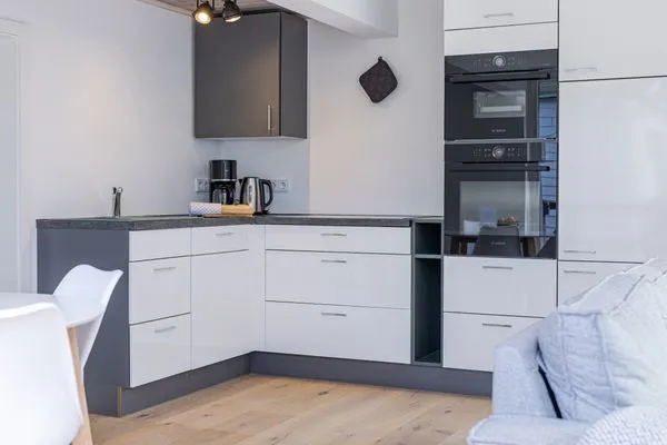 Küche / Küchenzeile Haffperle Küstenglanz - zentral in Haffkrug, nur wenige Schritte zum Strand