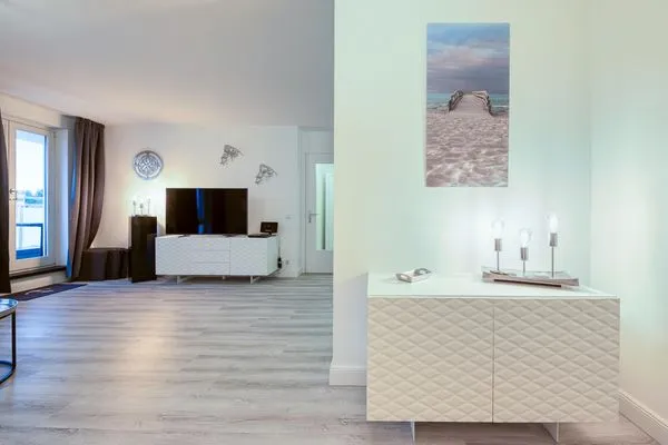 Ferienwohnung Ostseeperle Zingst - Wohnzimmer  Ostseeperle