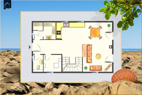 Grundriss  Ferienhaus Ferdinand