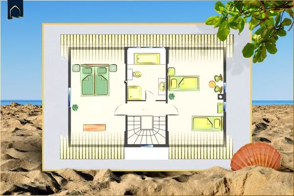 Grundriss  Ferienhaus Ferdinand