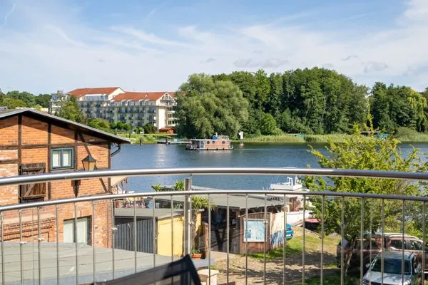 Ferienhaus Wasserblick Inselstadt Malchow - Ausblick auf den See  Wasserblick