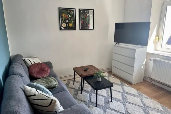 Wohnzimmer  Ferienhaus "Anita" in Eisleben mit 3 Schlafzimmern