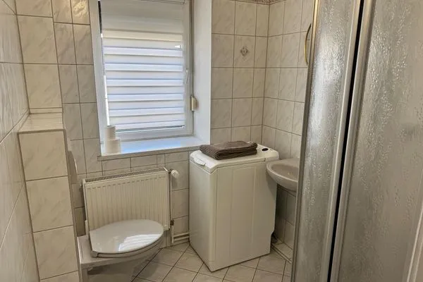 Badezimmer  Ferienhaus "Anita" in Eisleben mit 3 Schlafzimmern