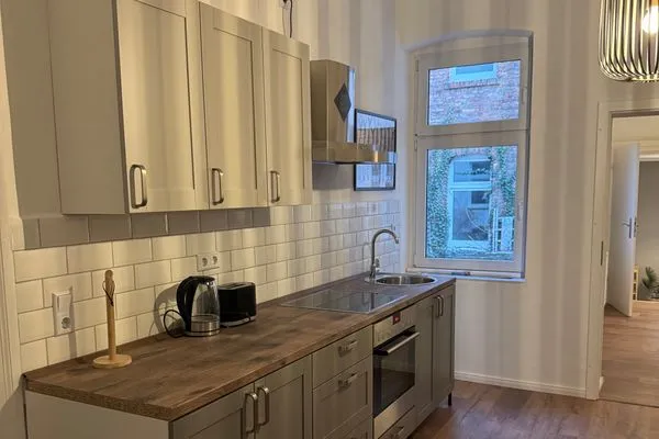 Küche / Küchenzeile  Gemütliches Appartement "Hans" in Köthen mit 4 Schlafzimmern